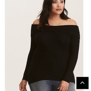 Torrid ribbed knot Marilyn top